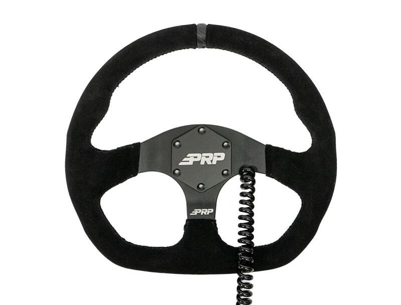 PRP Seats PRP Heated Comp-R Suede Steering Wheel - Black
