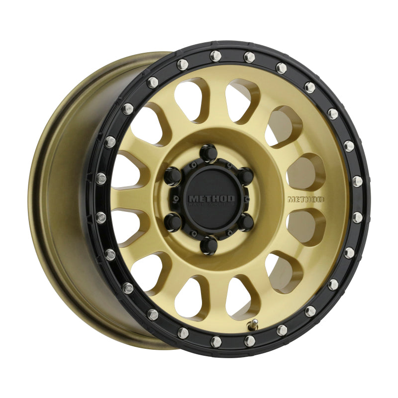 Method Wheels Method MR315 17x8.5 0mm Offset 6x135 87mm CB Gold/Black Street Loc Wheel