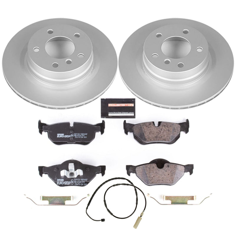 PowerStop Power Stop 11-13 BMW 328i Rear Euro-Stop Brake Kit