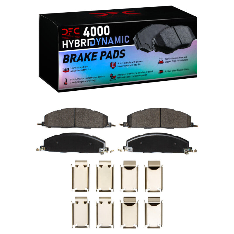 DFC 09-18 Dodge Ram 3500 Rear 4000 HybriDynamic Brake Pads and Hardware Kit