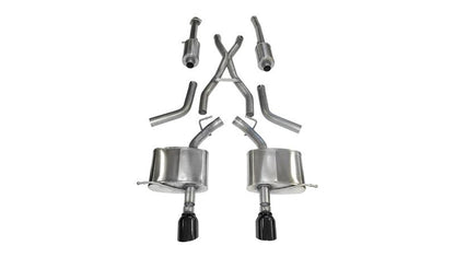 CORSA Performance Corsa 2011-2024 Dodge Durango 5.7L V8 Black Sport Dual Rear Cat-Back Exhaust