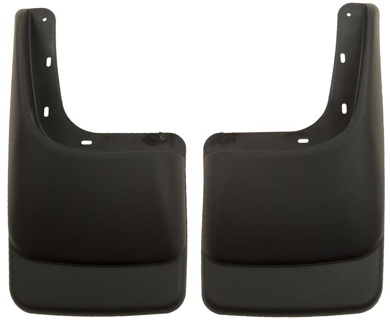 Husky Liners 04-12 Ford F-150/06 Lincoln Mark LT Custom-Molded Rear Mud Guards (w/Flares/Run. Board)