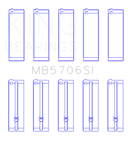 King Engine Bearings Hyundai i30 G4FC Main Bearing Set