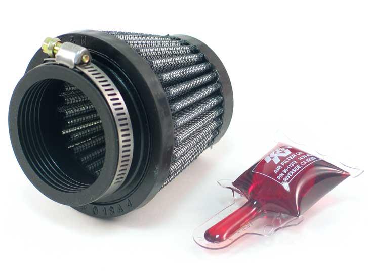 K&N Engineering K&N Filter Universal Rubber Filter 1 3/4 inch Flange 3 inch Base 2 inch Top 2.5 inch Height