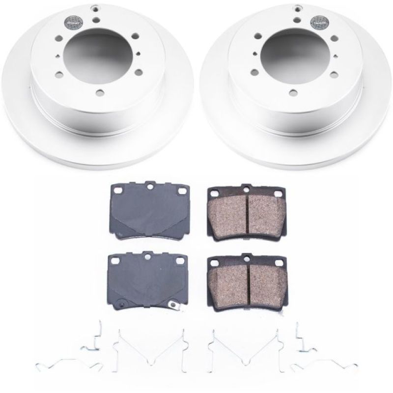 PowerStop Power Stop 97-04 Mitsubishi Montero Sport Rear Z17 Evolution Geomet Coated Brake Kit