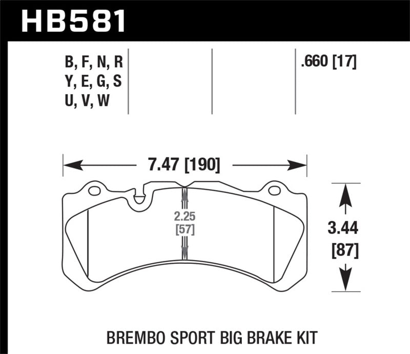 Hawk Performance Hawk 09 Nissan GT-R R35 HPS Street Front Brake Pads
