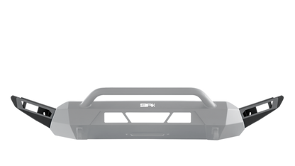 Body Armor 4x4 16-22 Toyota Tacoma HiLine Bumper High Clearance Side Wings (Black)