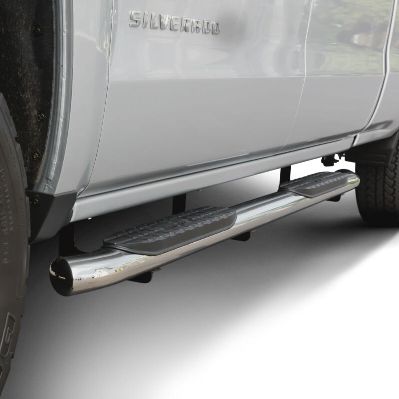 Westin 2014-2018 Chevy Silverado 1500 Crew Cab PRO TRAXX 5 Oval Nerf Step Bars - SS