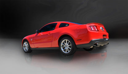 CORSA Performance Corsa 2011-2014 Ford Mustang 3.7L V6 Black Sport Axle-Back Dual Rear Exhaust