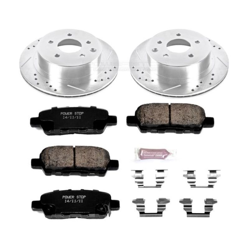 PowerStop Power Stop 11-19 Nissan Leaf Rear Z23 Evolution Sport Brake Kit