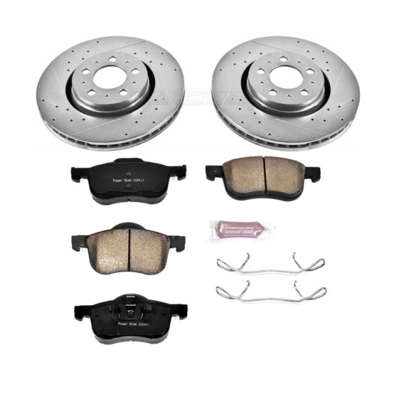PowerStop Power Stop 01-09 Volvo S60 Front Z23 Evolution Sport Brake Kit