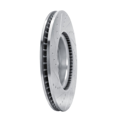 R1 Concepts R1 20-25 Ford BRONCO Sport Front Left Drilled & Slotted Silver Brake Rotor