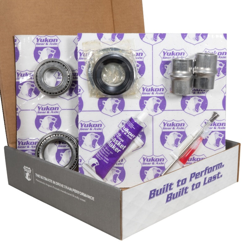 Yukon Gear & Axle Yukon Gear Ring & Pinion Gear Kit Pkg F&R w/Install Kits Toyota 8.4/7.5R Diff 4.56 Ratio