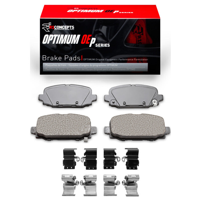 R1 Concepts R1 2017-2025 Jeep Compass Rear R1 Optimum OE Pads & Hardware Kit