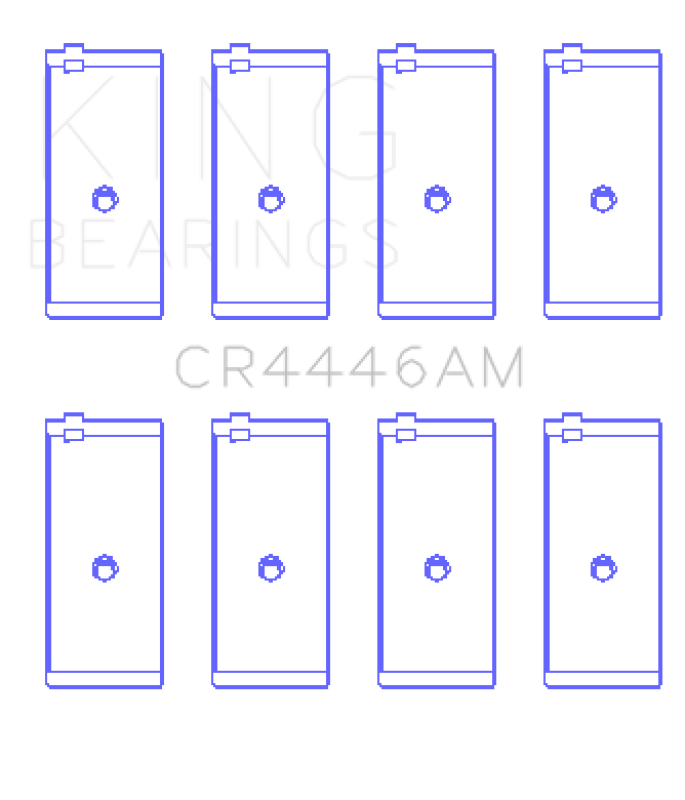 King Engine Bearings Toyota 3K/4K (Size STD) Rod Bearing Set