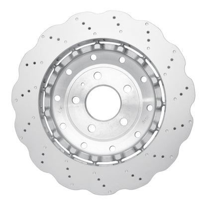 DFC 14-24 Audi R8 Rear Drilled Hi-Carbon Alloy Geomet Coated Rotor