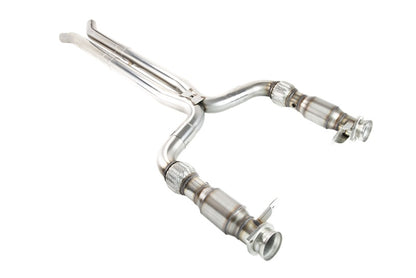 Kooks Headers Kooks 2015+ Ford Mustang GT350 5.2L 3in x 2-3/4in Green Cat SS X-Pipe Kooks HDR Req