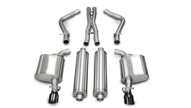 CORSA Performance Corsa 2005-2010 Dodge Charger R/T 5.7L V8 Black Xtreme Cat-Back Exhaust
