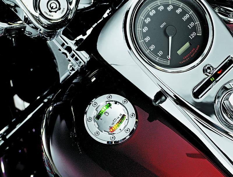 Kuryakyn Informer LED Fuel & Battery Gauge Chrome