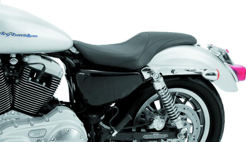 Mustang Motorcycle Mustang 04-21 Harley Sportster Tripper Fastback 1PC Seat - Black