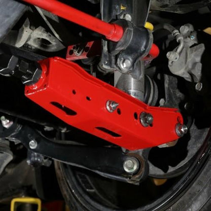 BLOX Racing Rear Lower Control Arms - Red (2013+ Subaru BRZ/Toyota 86 / 2008-2023 Subaru WRX/STI)