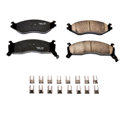 PowerStop Power Stop 92-93 Chrysler Daytona Front Z17 Evolution Ceramic Brake Pads w/Hardware