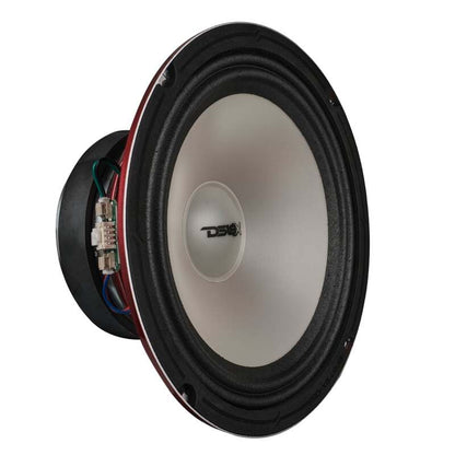 DS18 8in 275 Watts RMS 4 ohm Mid Range Loudspeaker w/ Translucent Dust Cap and Cone w/RGB LED Lights