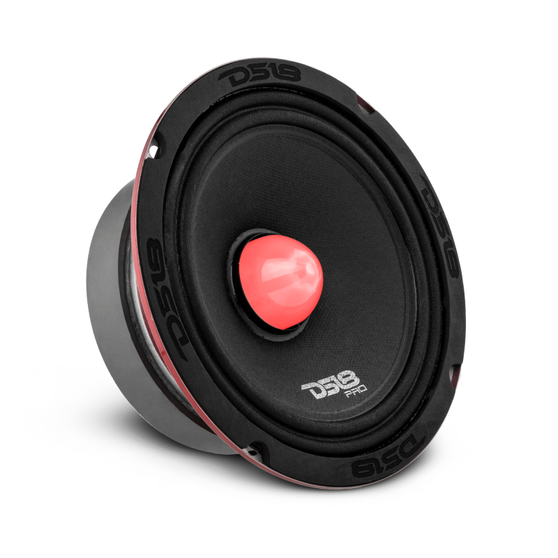 DS18 6.5in 250 Watts RMS 4 ohm Mid-Range Loudspeaker RGB Bullet Loudspeaker