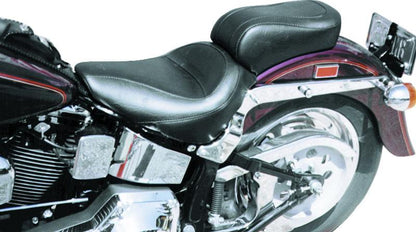 Mustang Motorcycle Mustang 84-06 Harley Standard Rear Tire Touring 1PC Seat - Black