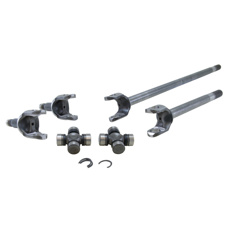 Yukon Gear & Axle Yukon Gear 4340 Chrome-Moly Replacement Axle Kit For 07-13 Dana 30 Front / Non-Rubicon JK