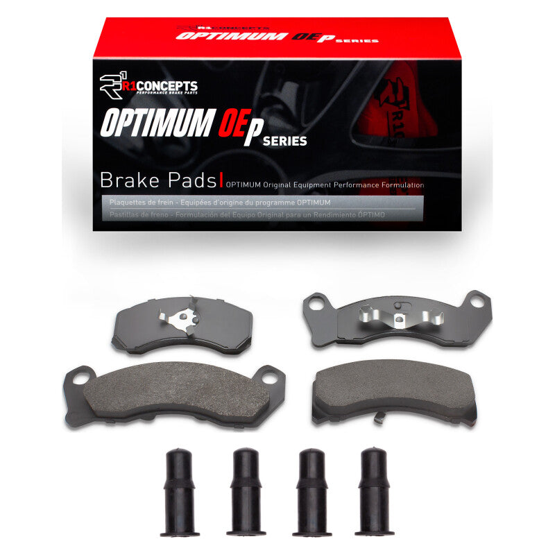 R1 Concepts R1 1981-1994 Ford LTD Front R1 Optimum OE Pads & Hardware Kit