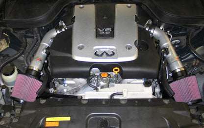 K&N Engineering K&N 07-08 G35 Dual Silver Typhoon Short Ram Intakes