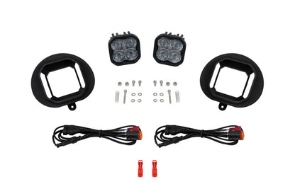 Diode Dynamics SS3 Max Type 2003 Sierra Kit ABL White SAE Fog