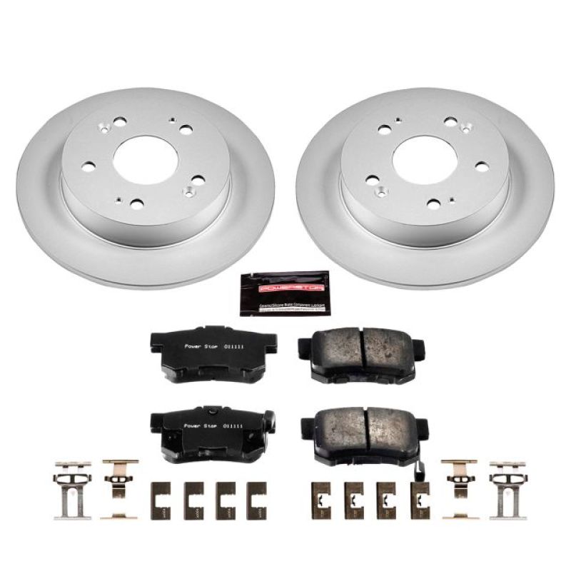 PowerStop Power Stop 13-15 Acura ILX Rear Z17 Evolution Geomet Coated Brake Kit