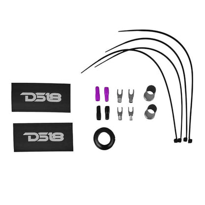 DS18 0-GA Amplifier Install Kit Advance- Purple