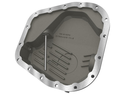 aFe POWER Pro Series Rear Diff Cover Black w/ Machined Fins Ford F-250/350 23-26 (Sterling 11.6)