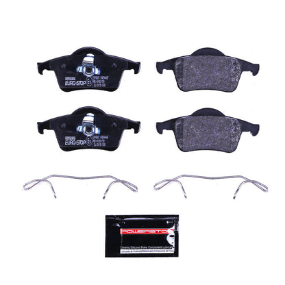 PowerStop Power Stop 03-07 Volvo XC70 Euro-Stop ECE-R90 Rear Brake Pads