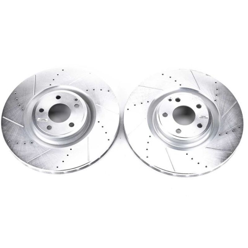 PowerStop Power Stop 12-18 Mercedes-Benz CLS550 Front Drilled & Slotted Rotor - Pair