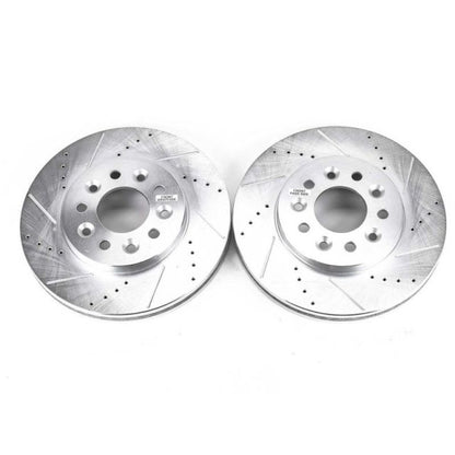 PowerStop Power Stop 04-07 Ford Freestar Front Evolution Drilled & Slotted Rotors - Pair