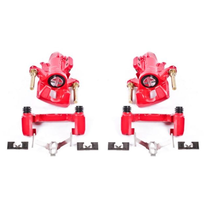 PowerStop Power Stop 94-01 Acura Integra Rear Red Calipers w/Brackets - Pair