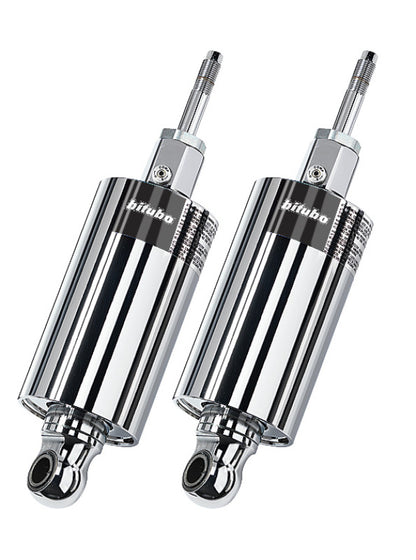 Bitubo Suspension Bitubo HMG1 Twinshocks Adjustable: Spring Preload, Compression, Length, Black Spring