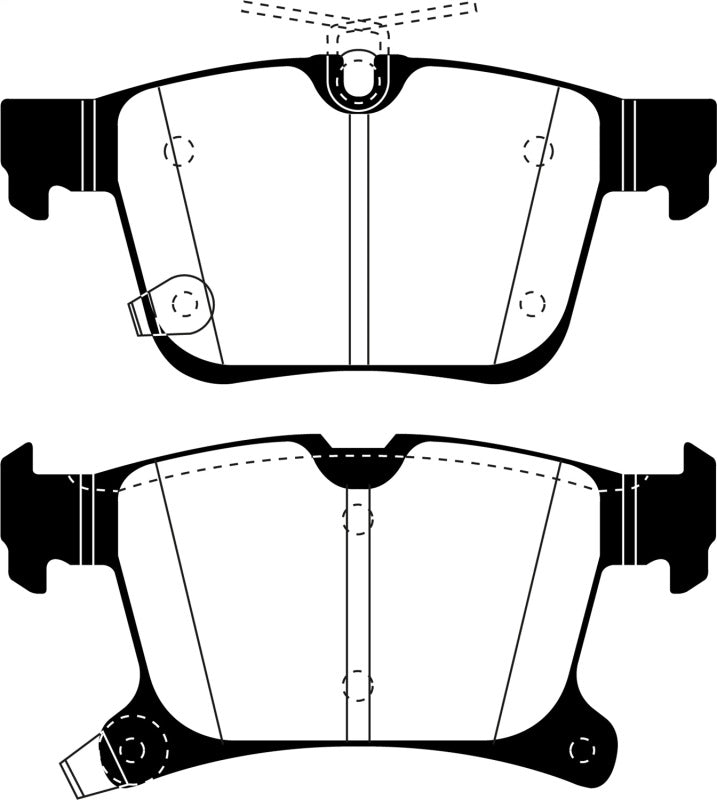 EBC 2016+ Chrysler Pacifica (RU) 3.6L Ultimax2 Rear Brake Pads