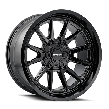 Mayhem 8116 Intrepid 20x9 / 6x135/139.7 BP / 0mm Offset / 106mm Hub Gloss Black Wheel