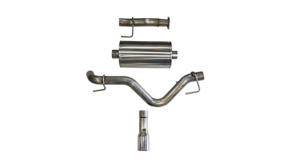 CORSA Performance Corsa 16-23 Toyota Tacoma 3.5L V6 Double Cab 5ft Bed Sport Cat-Back Single Side Exit w/ Polished Tip