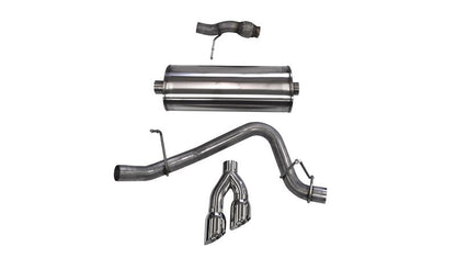 CORSA Performance Corsa 2015-2020 Chevy Tahoe/GMC Yukon Cat-Back Exhaust Sport 3in Single Side Twin Polished 4in Tips