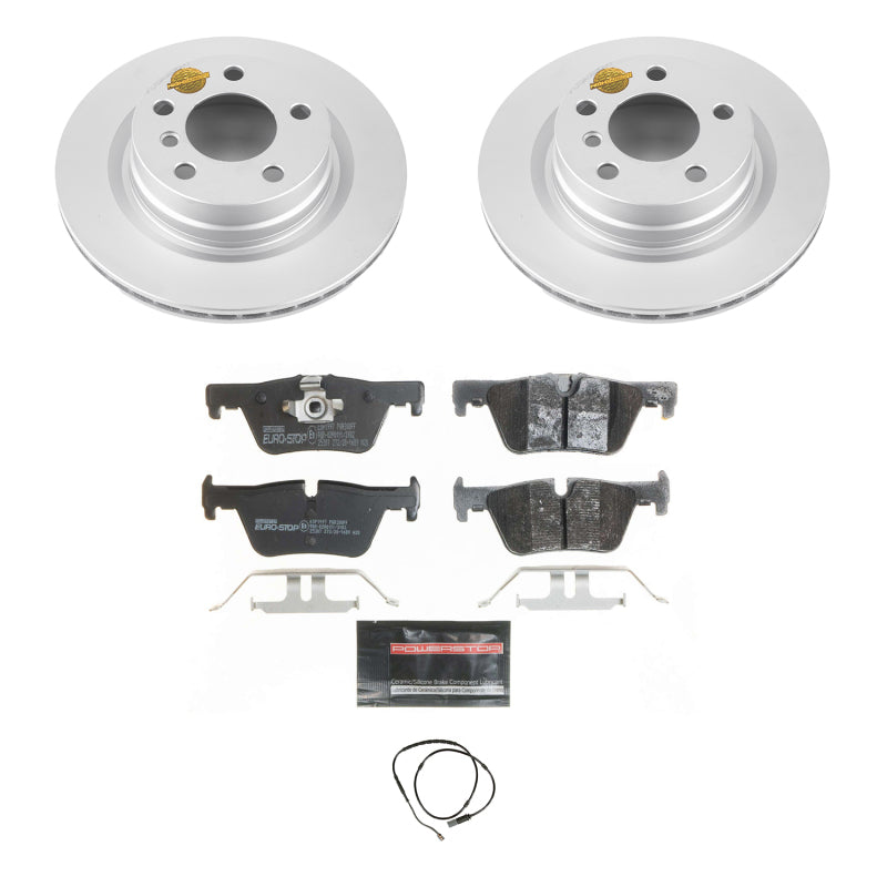 PowerStop Power Stop 14-16 BMW 228i Rear Euro-Stop Brake Kit