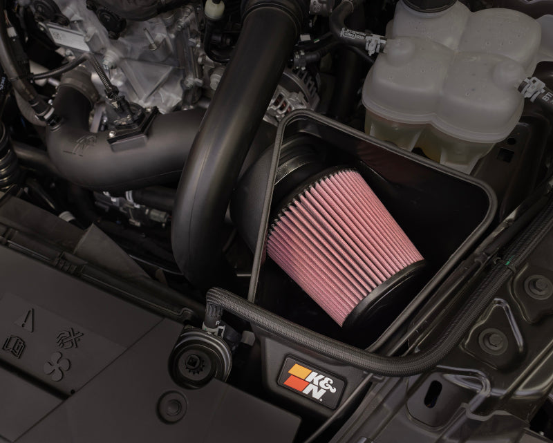 K&N Engineering K&N 2024 Ford Mustang Ecoboost L4-2.3L F/L Turbo AirCharger - Cold Air Intake System