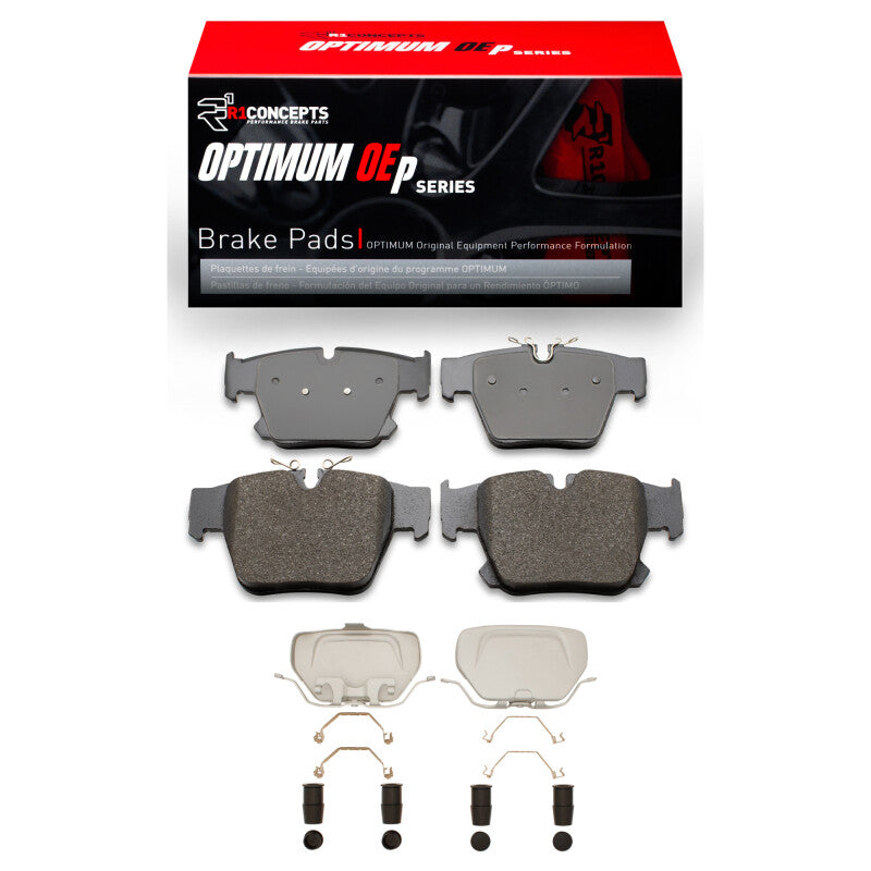 R1 Concepts R1 23-25 BMW Xm Rear Optimum OE Brake Pads and Hardware Kit