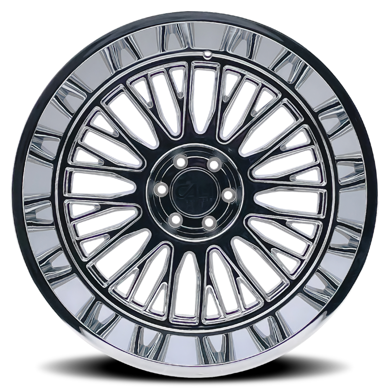 Cali Off-Road 9116 Vertex 24x14 / 6x139.7 BP / -76mm Offset / 106mm Hub Chrome Wheel