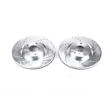 PowerStop Power Stop 08-12 Infiniti EX35 Front Evolution Drilled & Slotted Rotors - Pair